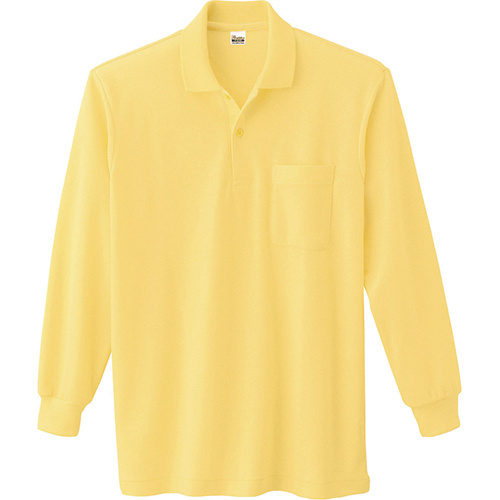 00169-VLP　T/C長袖ポロシャツ 5.8oz（ポケット付）