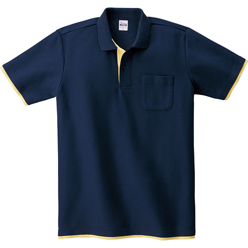 00195-BYP　ベーシックレイヤードポロシャツ 5.8oz