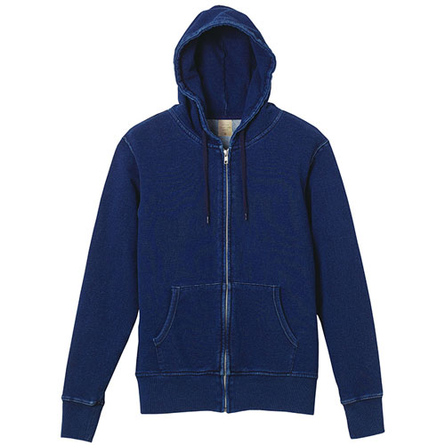 3905　デニムスウェット フルジップ パーカー 12.2oz