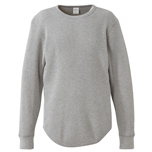 3960　ヘヴィーウェイト ワッフル ロングスリーブTシャツ 10.6oz