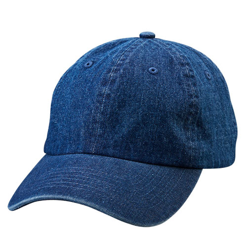 9671 デニム ウォッシュ ロー キャップ