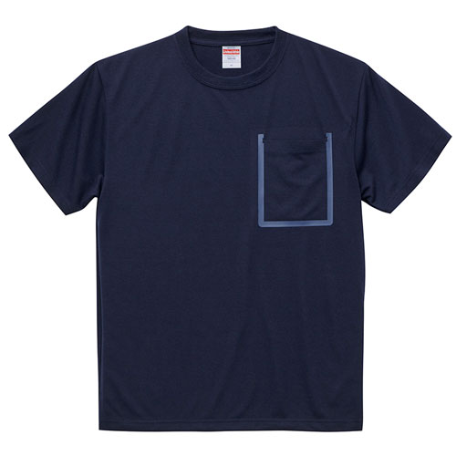 ポケット付きTシャツ