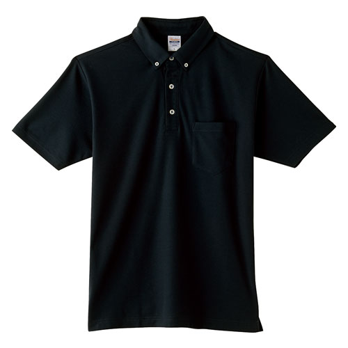 00198-BDQ ボタンダウン ポロシャツ 4.9oz（ポケット付）