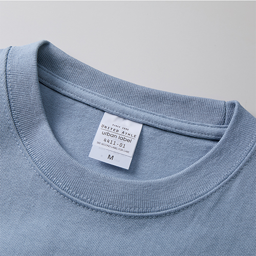 襟リブはダブルステッチ仕様