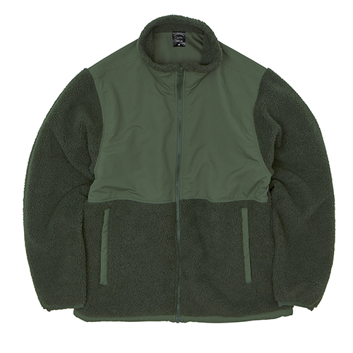 7495 シープボア フリース スタンドジャケット（裏地付)