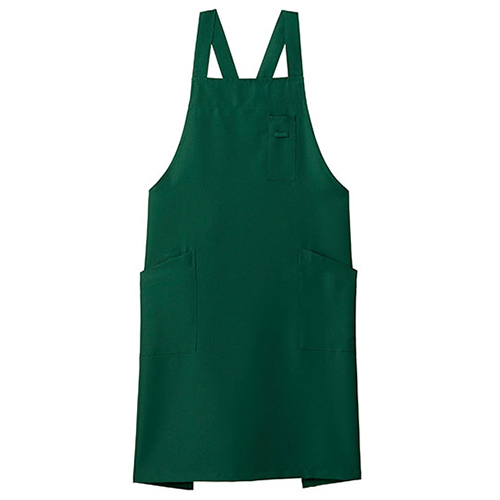 FK7163 バッククロス胸当てエプロン