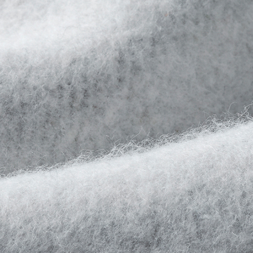 裏起毛で保温性が高く手触り柔らか