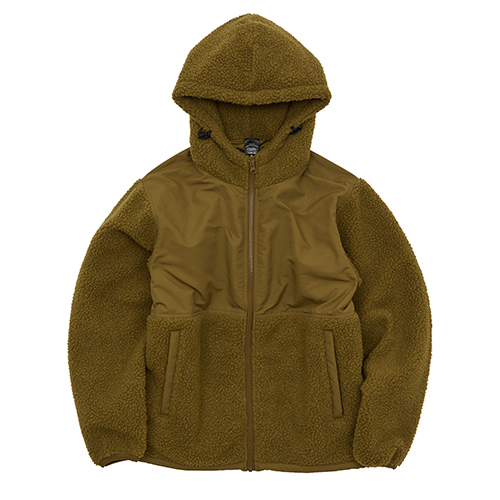 7496 シープボア フリース フルジップ パーカ(裏地付)