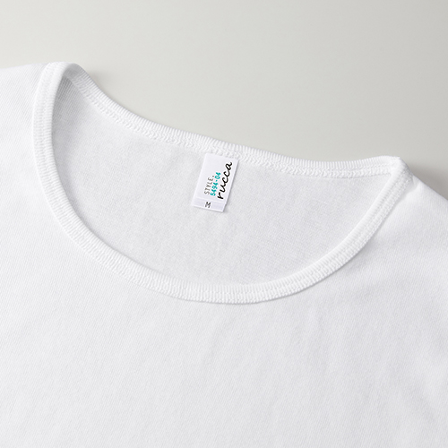 首リブは2本針のバインダーネック始末<br />